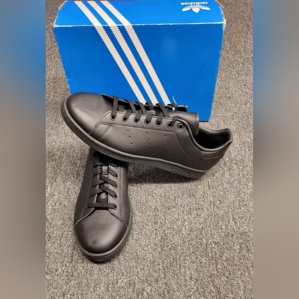 Nwt Adidas Stan Smith Core Black Size 12